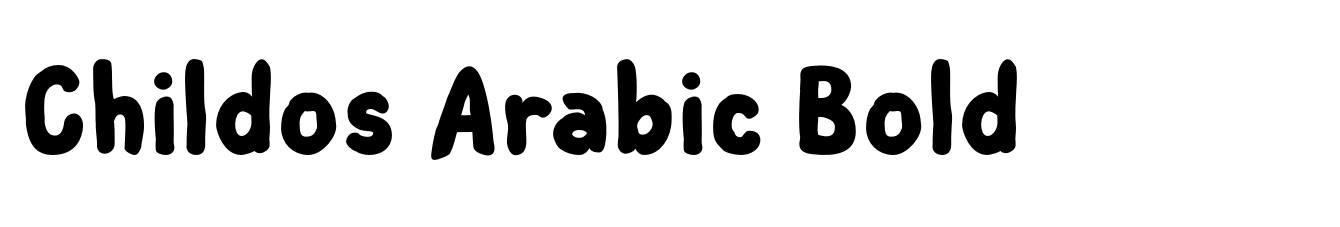 Childos Arabic Bold